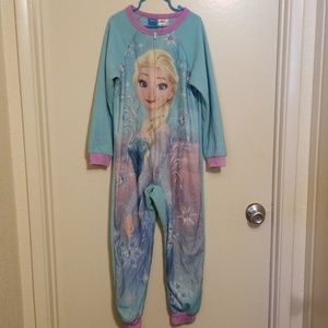 Girl's Size 7/8 Disney Frozen Pajama Onesie